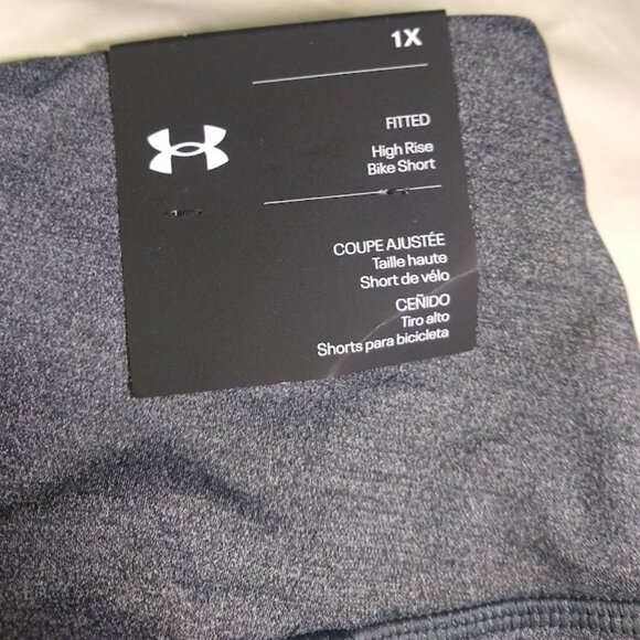 NWT  Under Armour  1X  high rise bike shorts - Picture 1 of 9